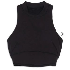 And Cropped Lululemon Cropped Tank Black